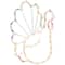 18" Lighted Turkey Thanksgiving Window Silhouette Decoration